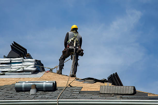 Professional Metal Roofing technician working in Chino, CA